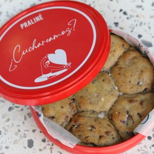 Lata cookies San Valentin